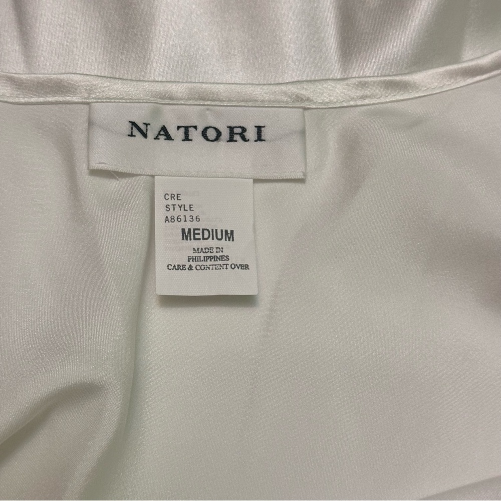 Natori White Chemise with Delicate Details M - Picture 12 of 12
